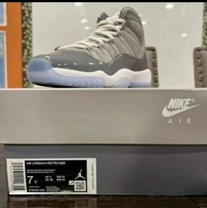 AIR JORDAN 11 RETRO GS 'COOL GREY' 2021 SZ 7Y
